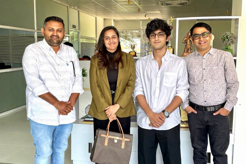 MAAY Intelligence team at a partner meeting with Mr. Raosaheb Ghuge of The Baap Company